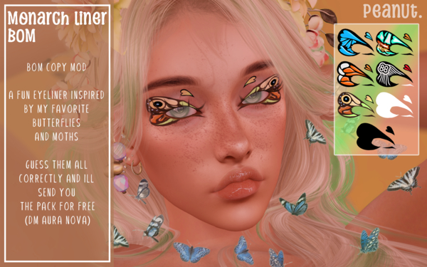peanut. Monarch Eyeliner Set Demo