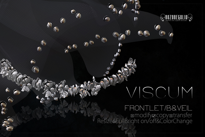 ROZOREGALIA_VISCUM*FRONTLET/B&VEIL