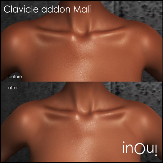 [inOui] clavicle addon for Velour tone: Mali