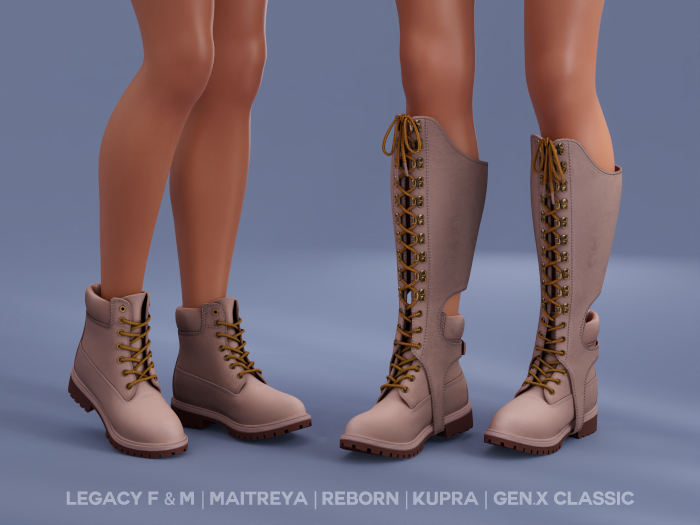 $NT Convertible Boots PINK