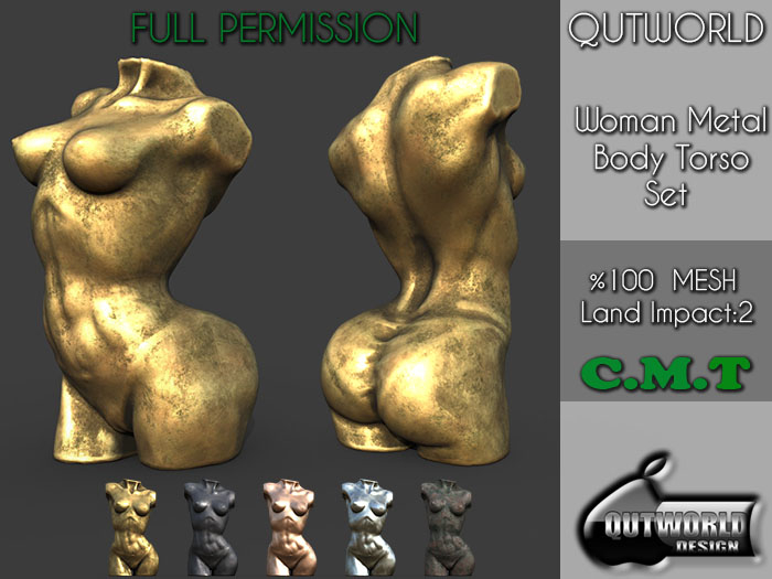 .::QUTWORLD Woman Metal Body Torso Set::.FP
