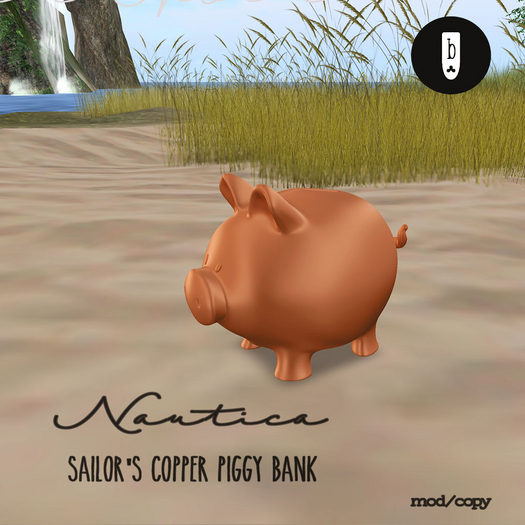 ~Ballade~ Sailor's Copper Piggy Bank