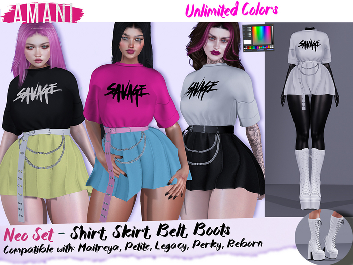 *AMANI* - Neo Set (Lara / Petite / Legacy / Perky / Reborn)