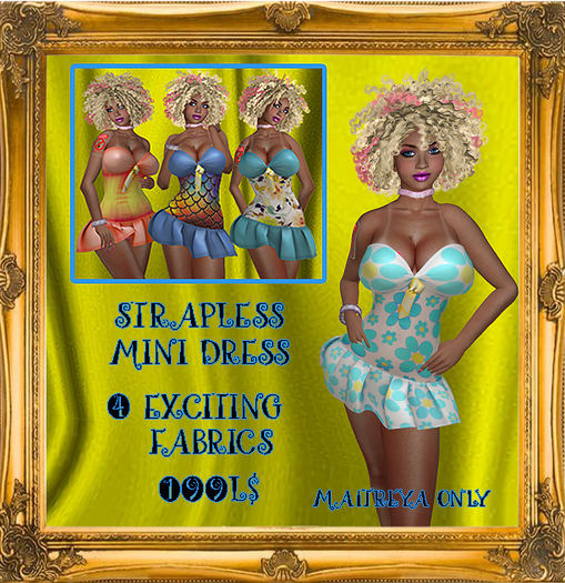 Strapless Mini Dress