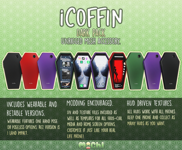 .m iCoffin Dark Pack