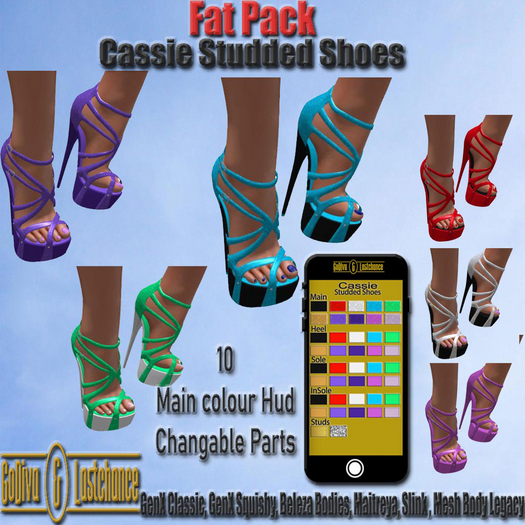 G&L CASSIE  PLATFORM  SHOES FAT PACK