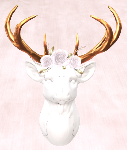 Birdy - Spring - Deer Wall Mount