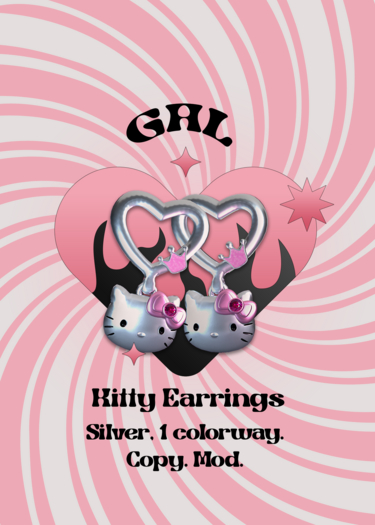 [GAL] Kitty Earrings