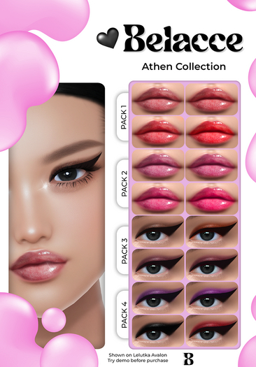 [BELACCE] Athen Lipstick Collection Pack 2