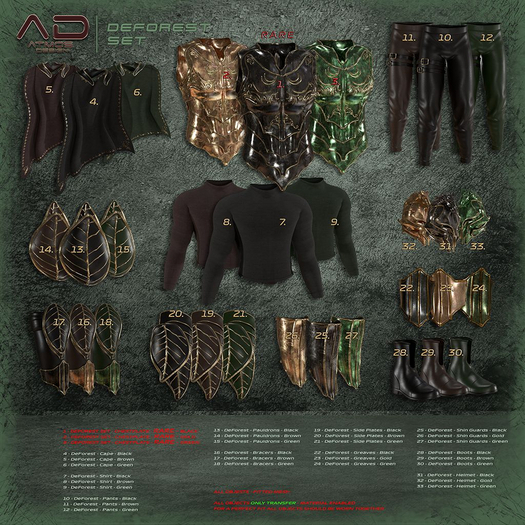 [AD] DeForest Green Set