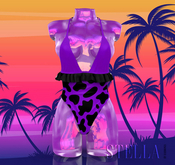 Violet Spots Swim Suit Reborn