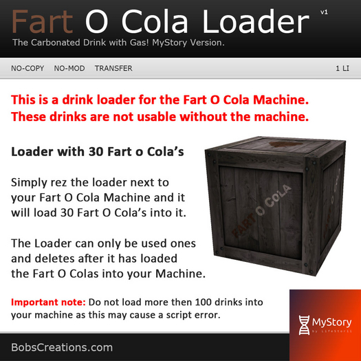 Fart O Cola Loader (MyStory) 