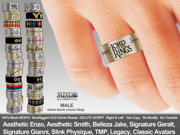 [ SuXue ] Wedding Ring Bento & Classic Male - Ambre