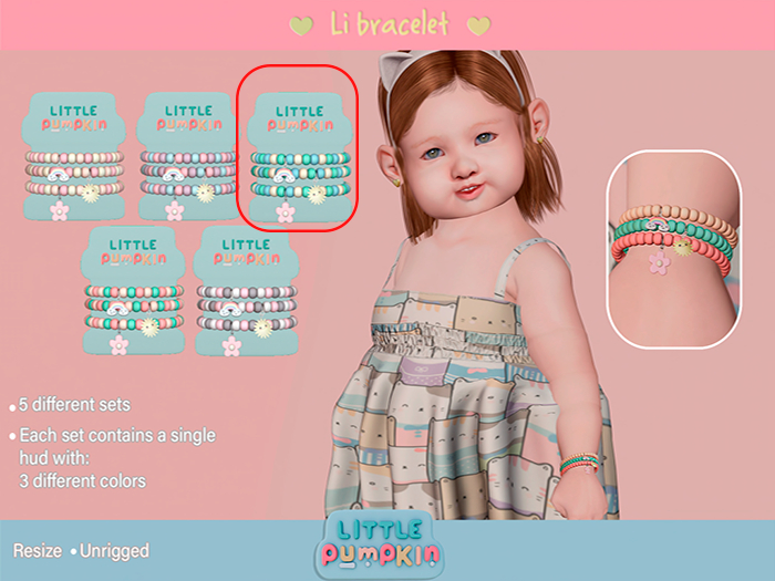 ::LittlePumpkin:: Li Bracelet / set 3   (Wear me)