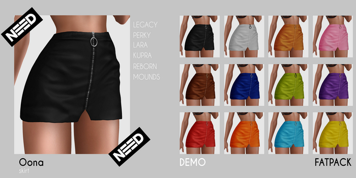 NEED - Oona skirt FATPACK