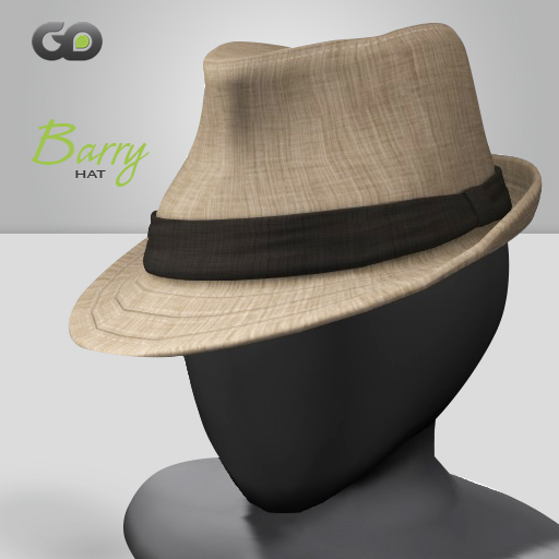 [GD] Barry Hat - Palha
