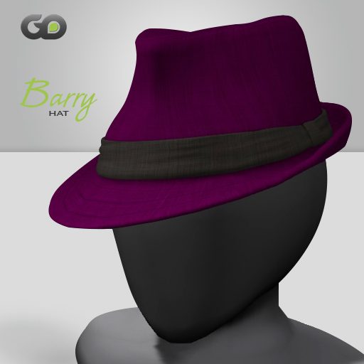 [GD] Barry Hat - Purple