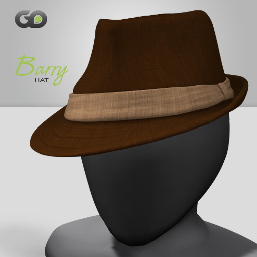 [GD] Barry Hat - Brown