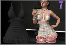 <7w> Maybe Dress - Black ~Maitreya, LaraX, Reborn, Legacy, Kupra~