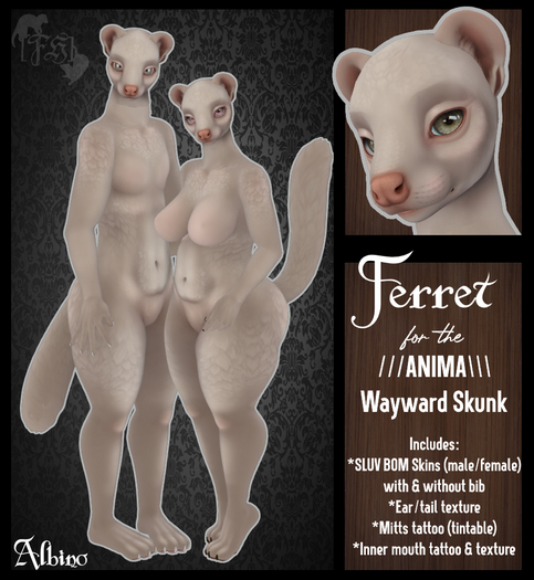 [FH] Anima Ferret Mod - Albino