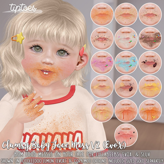 . tiptoes - Clumsy Baby Face Mess V2 - EvoX