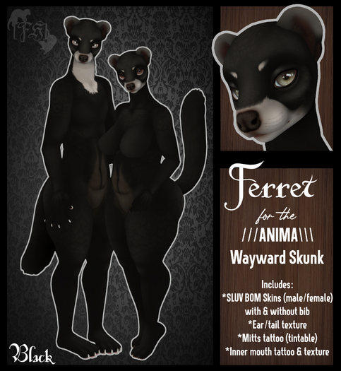 [FH] Anima Ferret Mod - Black