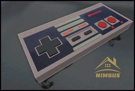 Controller table without glass
