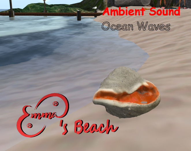 Beach Waves Loop in a Shell - Ambient Sound S0010