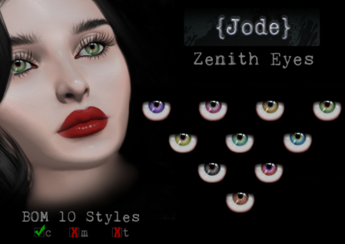 .:{Jode}:. Zenith Eyes - BOM-10 pack