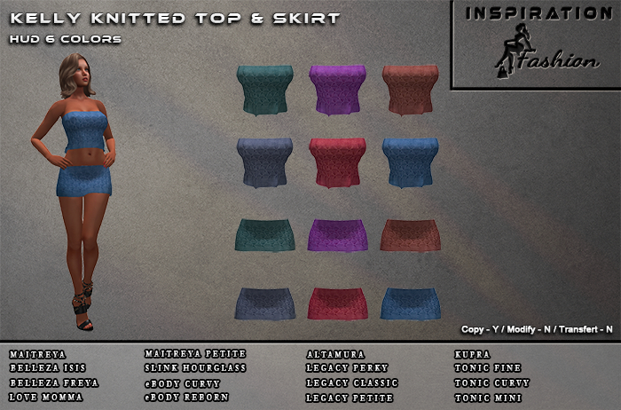 Kelly Knitted Top & Skirt