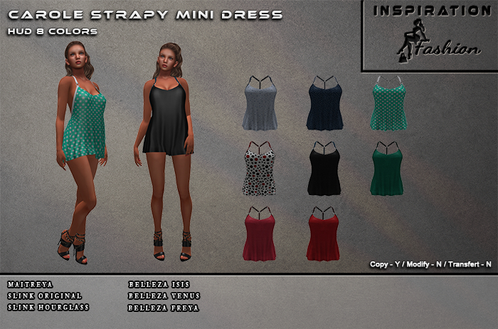 Carole Strapy Mini Dress