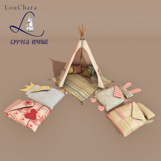 LouChara Little Wunz Sleep Over Set 