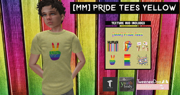 [MM] Pride Tee Yellow (Wear)