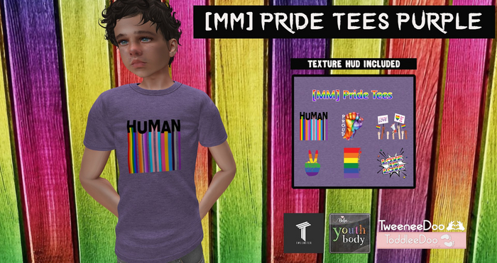 [MM] Pride Tee Purple (Wear)