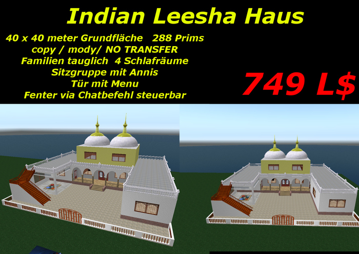 Indian Leesha (288prims)
