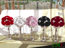 BLC Roman centerpice cream marble 1