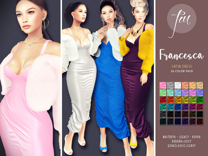:: pm :: Francesca Satin Dress