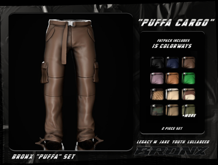 BRONX. PUFFA CARGOS - BROWN   