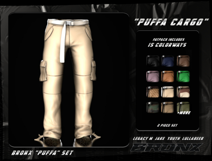 BRONX. PUFFA CARGOS - CREME 