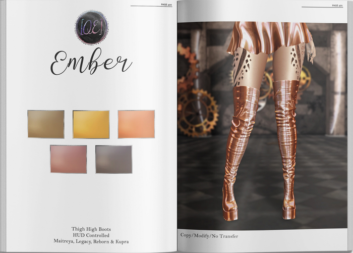 [QE] Ember Boots -Metallics-
