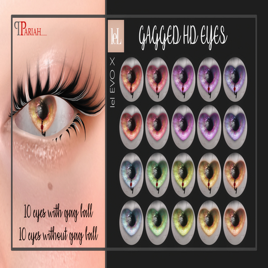 .:.Pariah.:. Gagged HD Eyes