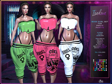 Isadora Capris Set, Top,Pantys,Pants,70+Colors, Boss Girl Power,.Luna Chelsea