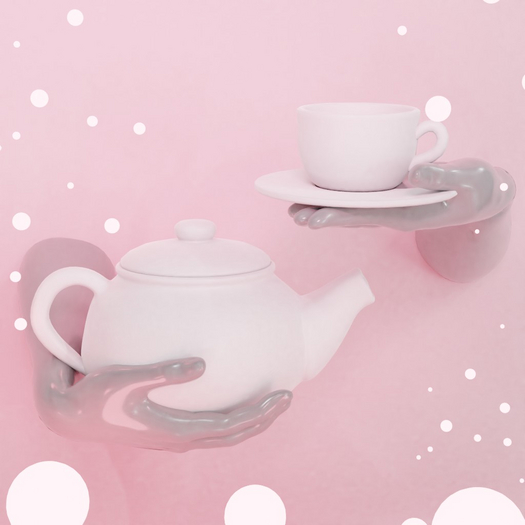 Palette - Ivy Tea Set [White]