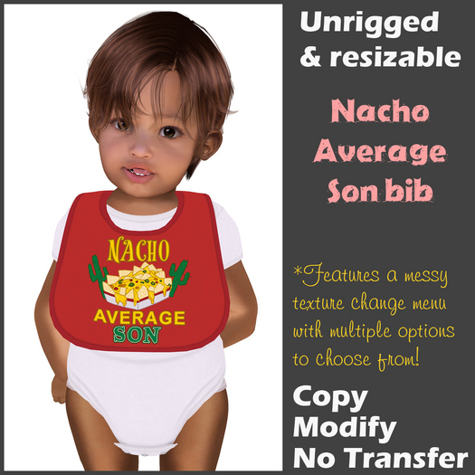 [Back to Basics] Nacho average son bib