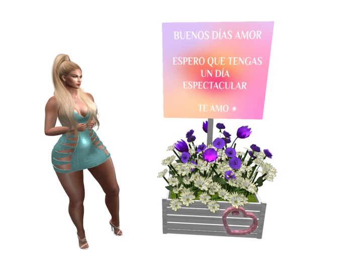 Buenos dias con flores 