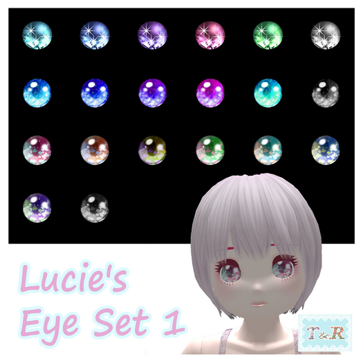 *T&R* Lucie's eye set 1 for Lucie Doll