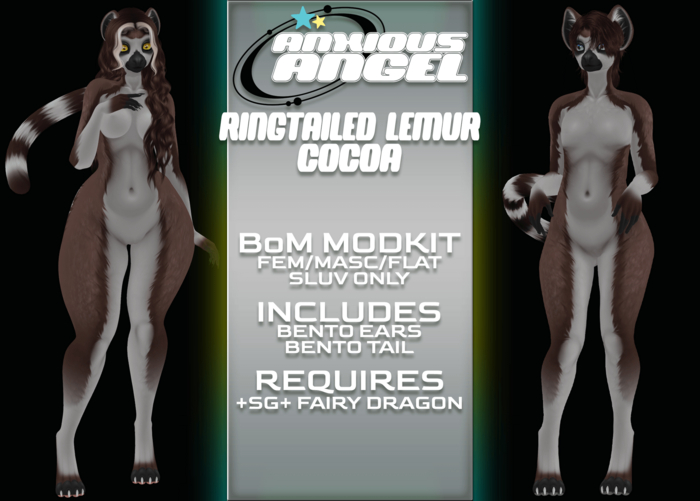 { aa } Ringtailed Lemur (COCOA) - BoM Modkit