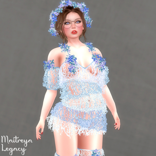 * Violet * Blue Outfit *