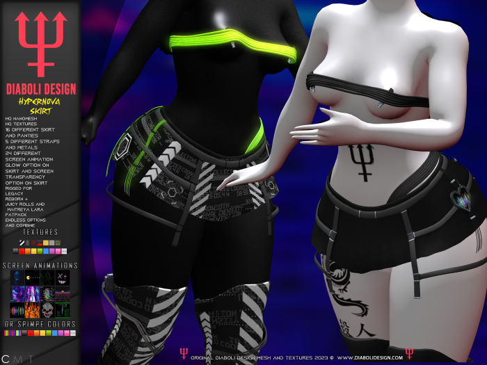 DIABOLI DESIGN - HYPERNOVA SKIRT