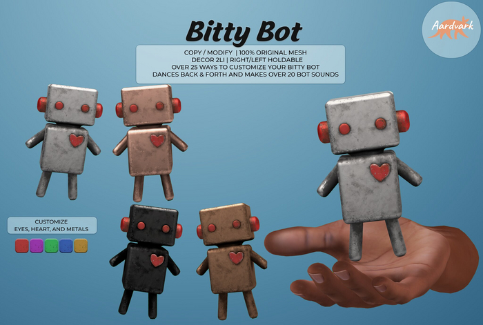 Aardvark : Bitty Bot -  FATPACK 